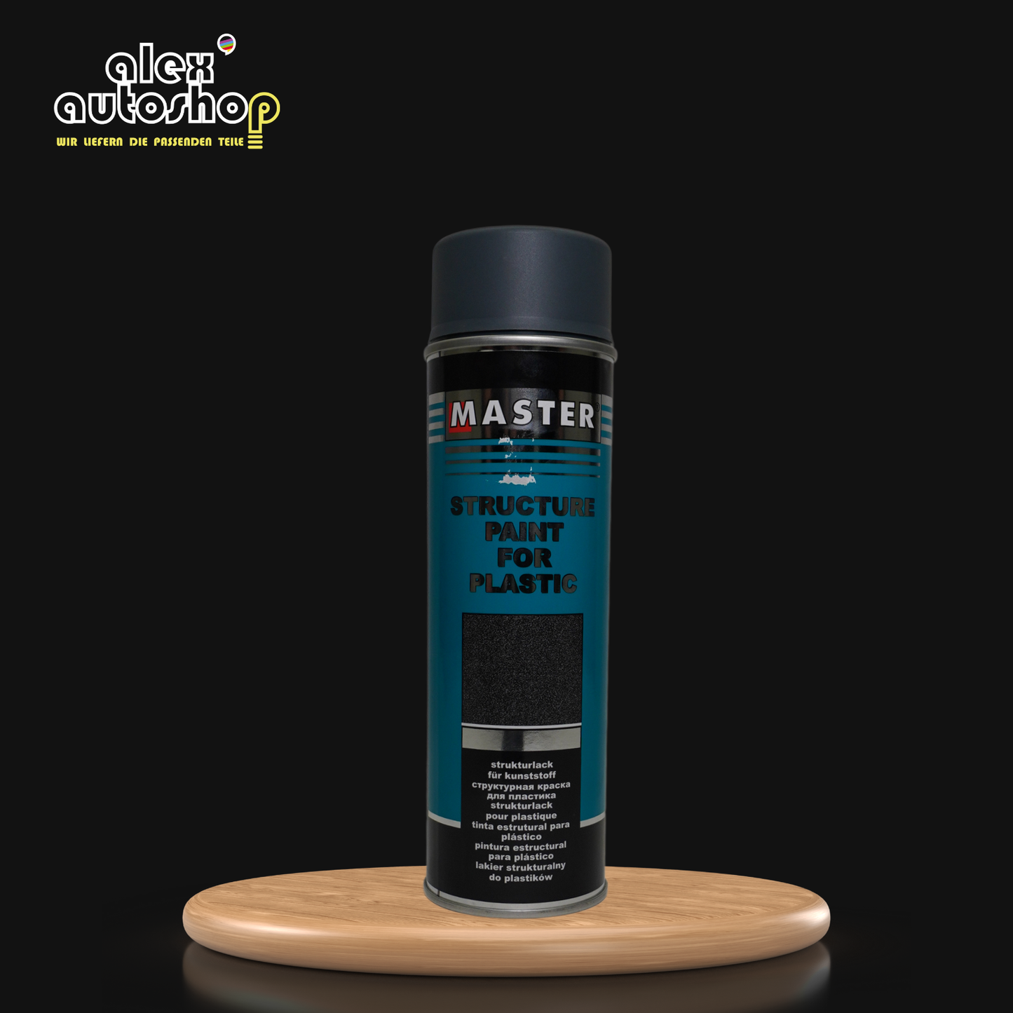 MASTER Struktur-Lack für Kunststoff (Spray)