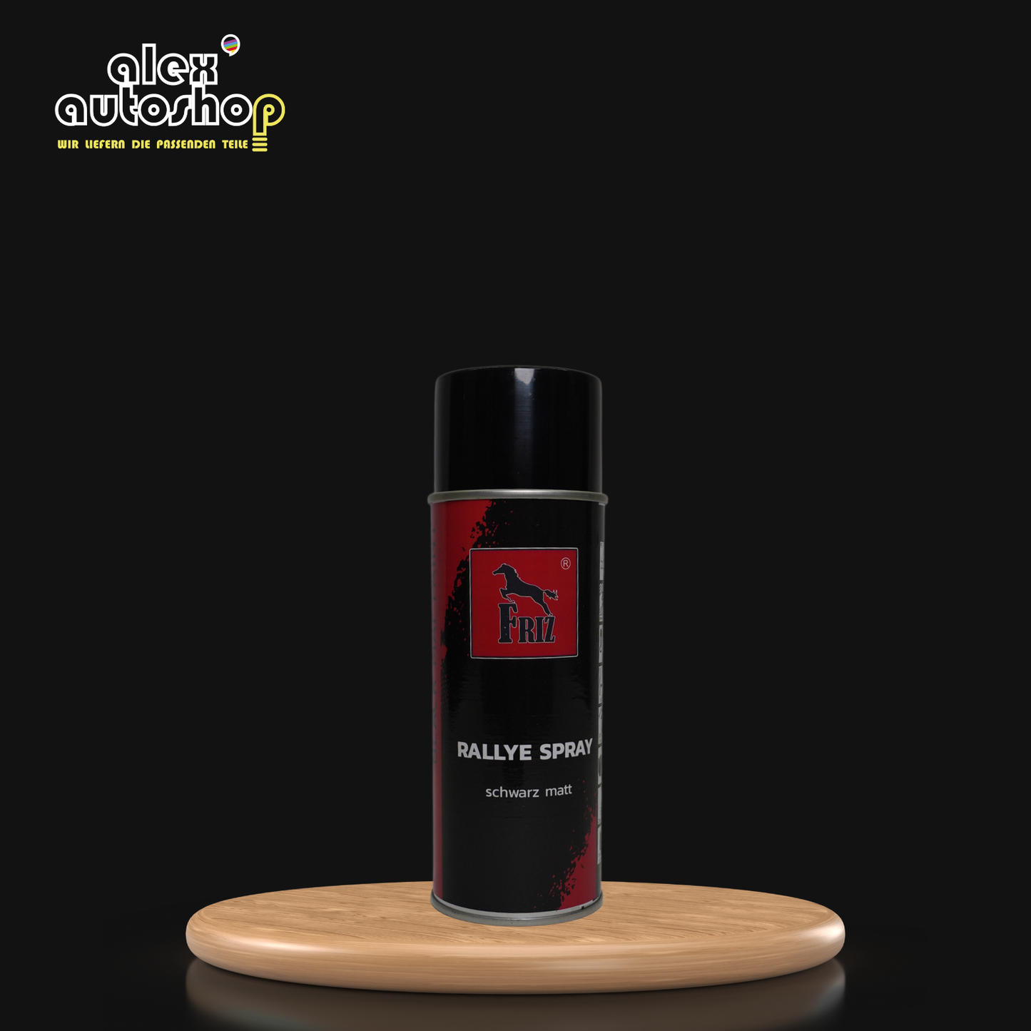 FRIZ Rallye Spray Schwarz Matt