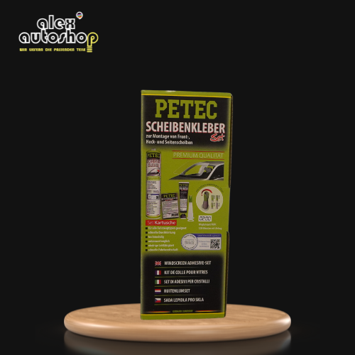 PETEC Scheibenkleber-Set – Profi-Set für Autoglasmontage